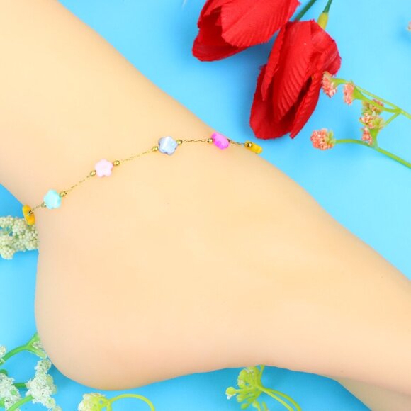 Elegant Handmade Anklet – Perfect for Women & Girls | Ideal Gift Option, DYC1148 - Picture 6 of 10